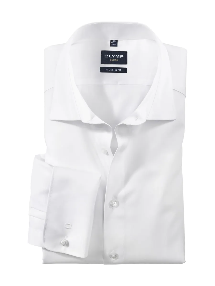 Рубашка под смокинг OLYMP "Luxor Modern Fit", белый 
Рубашка под смокинг OLYMP "Luxor Modern Fit", белый