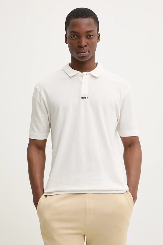 Хлопковая поло Hugo, бежевый
Хлопковая поло Hugo, бежевый
