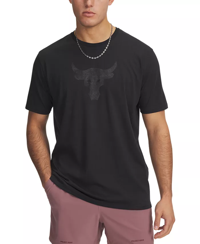Мужская футболка с коротким рукавом UA Project Rock Brahma Bull Under Armour, черный
Мужская футболка с коротким рукавом UA Project Rock Brahma Bull Under Armour, черный