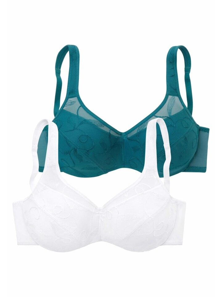 Бюстгальтер-минимайзер PETITE FLEUR Minimizer BH, цвет petrol+weiß
Бюстгальтер-минимайзер PETITE FLEUR Minimizer BH, цвет petrol+weiß