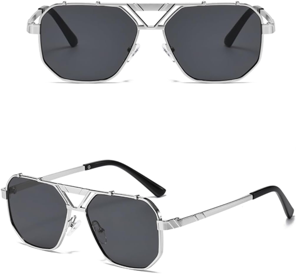 Ретро-солнцезащитные очки с двойной перемычкой, квадратной формы, для женщин, металлические, роскошные, для вождения, защита от УФ-излучения UV400, для мужчин, с градиентными линзами generic, 6
Ретро-солнцезащитные очки с двойной перемычкой, квадратной формы, для женщин, металлические, роскошные, для вождения, защита от УФ-излучения UV400, для мужчин, с градиентными линзами generic, 6