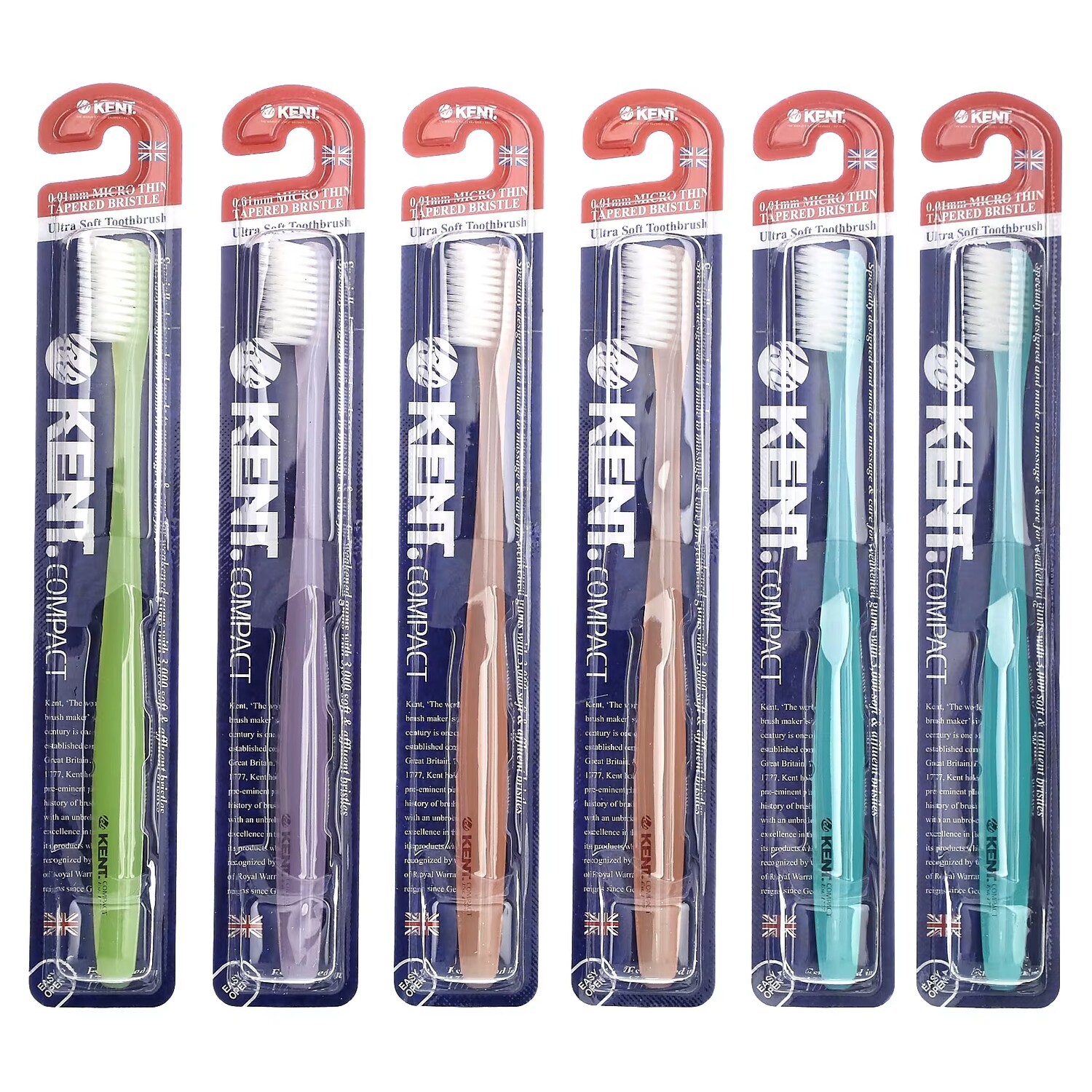 Kent Ultra Soft Toothbrush Compact 6 зубных щеток
Kent Ultra Soft Toothbrush Compact 6 зубных щеток