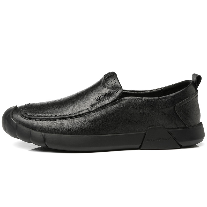 Wen Nai Мужские повседневные туфли, черные, без застежек
Wen Nai Мужские повседневные туфли, черные, без застежек