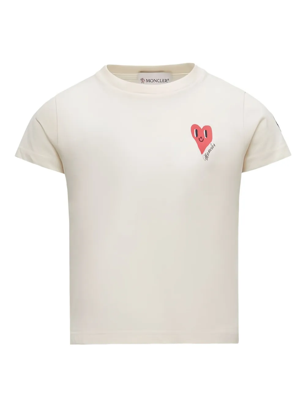 Футболка с сердцем Moncler Enfant, нейтральный
Футболка с сердцем Moncler Enfant, нейтральный