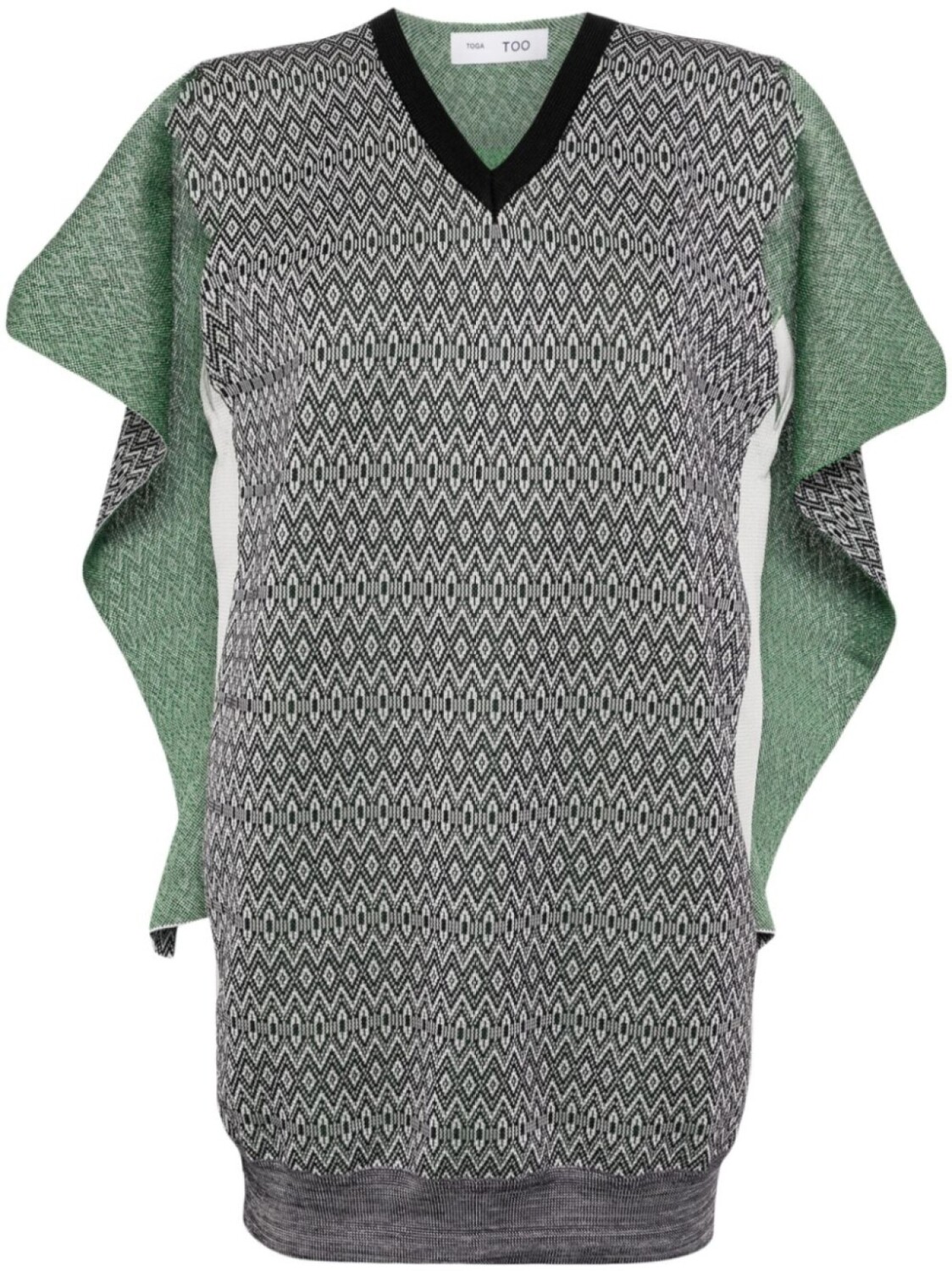 Топ вязки интарсия с геометричным узором Toga, белый
Топ вязки интарсия с геометричным узором Toga, белый