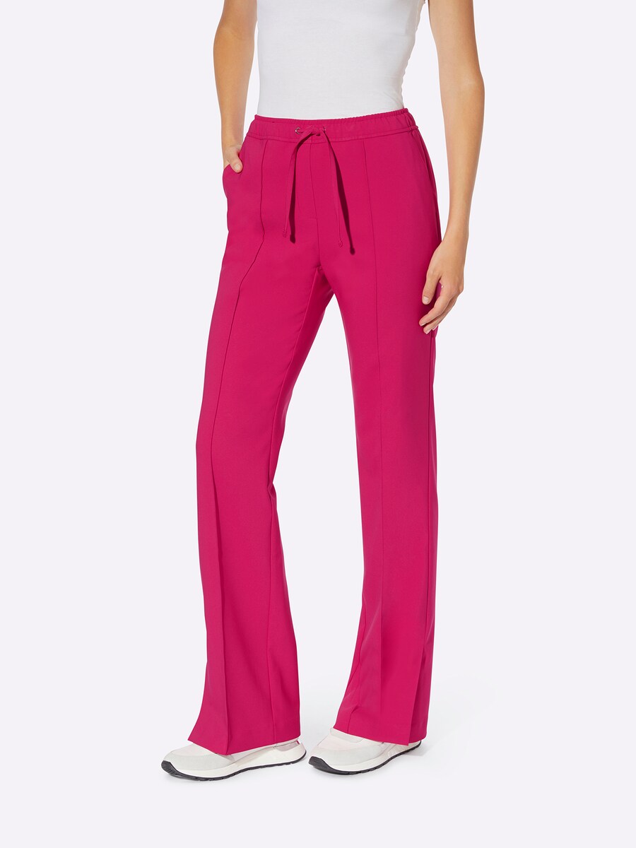 Широкие брюки heine, розовый
Широкие брюки heine, розовый