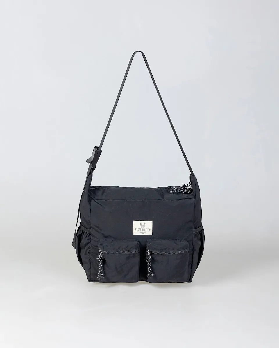 Женская нейлоновая сумка через плечо с застежкой-молнией и карманами System Action, черный
Женская нейлоновая сумка через плечо с застежкой-молнией и карманами System Action, черный