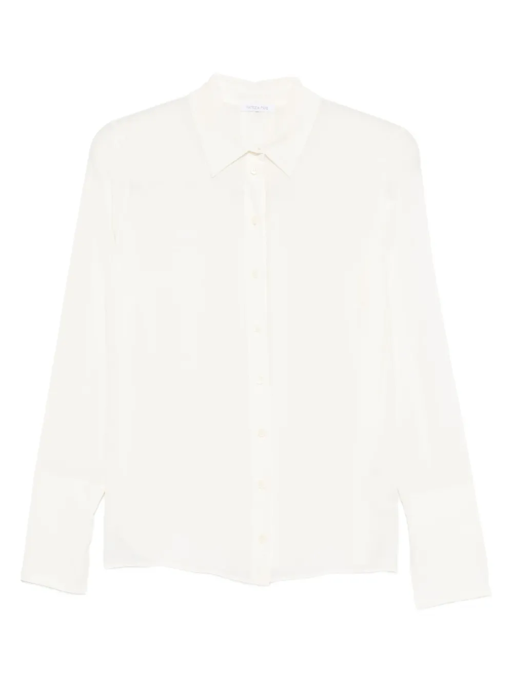 Шелковая рубашка с длинными рукавами Patrizia Pepe, белый
Шелковая рубашка с длинными рукавами Patrizia Pepe, белый
