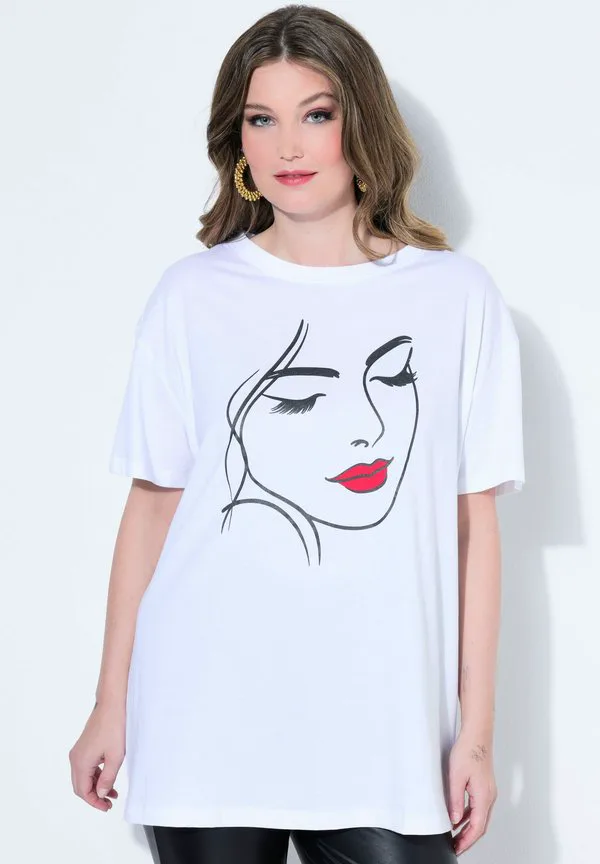 Футболка свободного кроя с принтом halbarm Miamoda, Snow White, Белый, Футболка свободного кроя с принтом halbarm Miamoda, Snow White
Футболка свободного кроя с принтом halbarm Miamoda, Snow White, Белый, Футболка свободного кроя с принтом halbarm Miamoda, Snow White