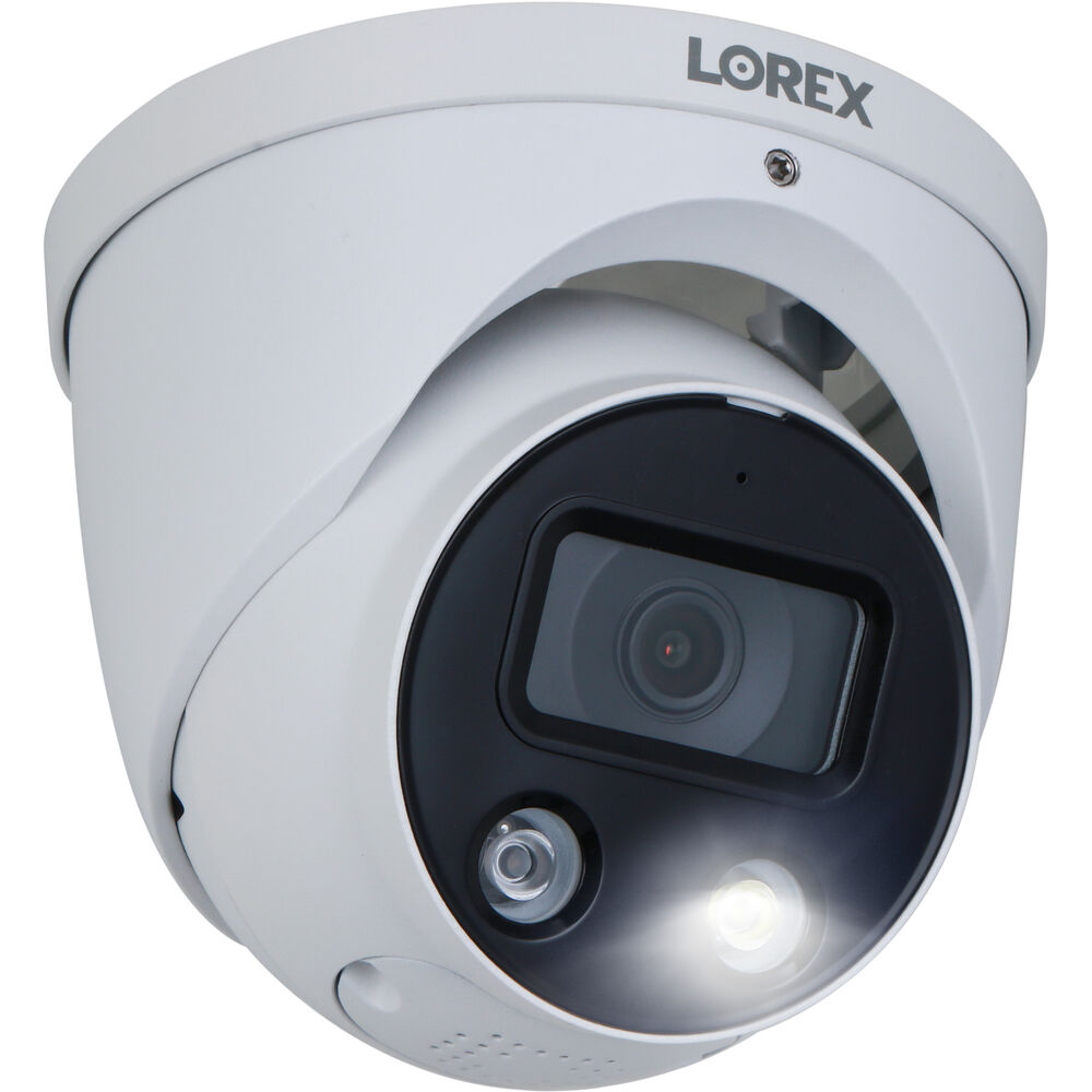 Уличная сетевая купольная камера Lorex E893DD-E 4K UHD Smart Deterrence с функцией ночного видения 
Уличная сетевая купольная камера Lorex E893DD-E 4K UHD Smart Deterrence с функцией ночного видения