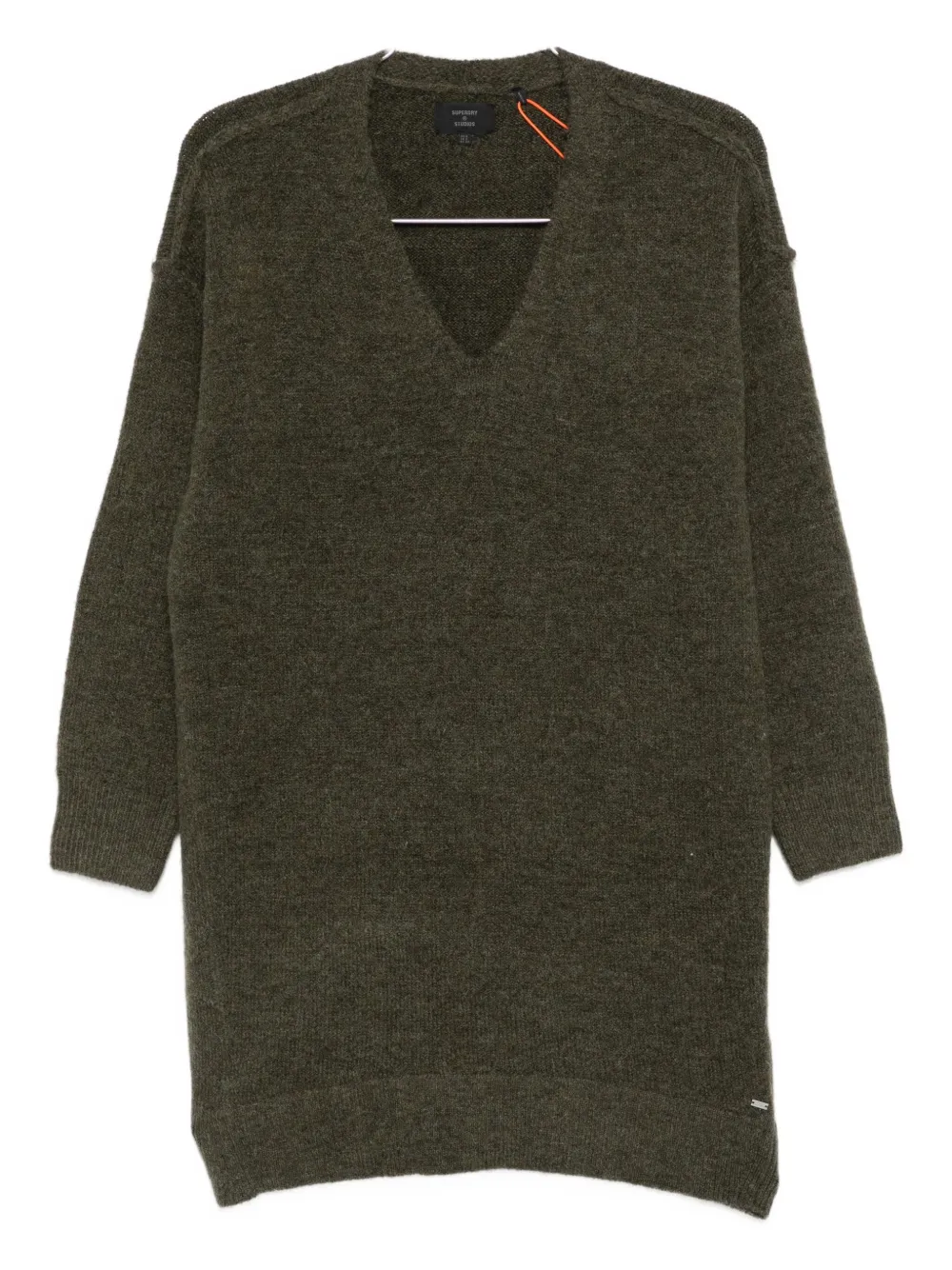 Платье с V-образным вырезом Superdry, зеленый
Платье с V-образным вырезом Superdry, зеленый