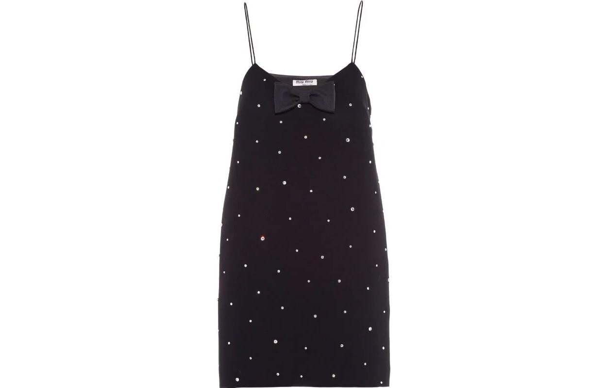 Платье Miu Miu без рукавов, черный
Платье Miu Miu без рукавов, черный