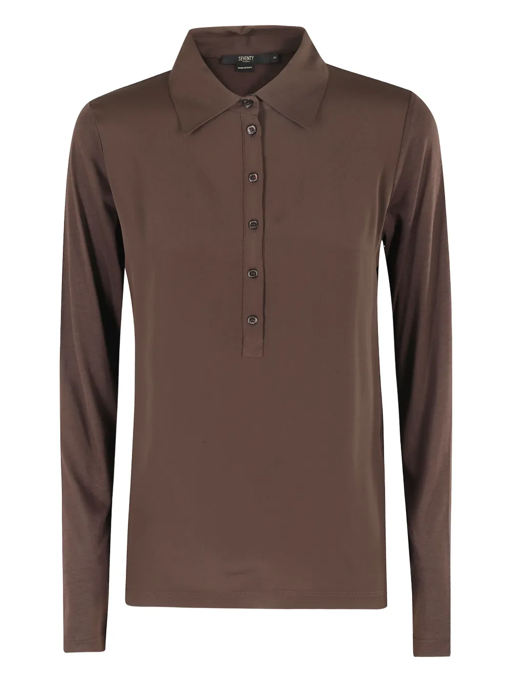 Поло с длинными рукавами Seventy, коричневый
Поло с длинными рукавами Seventy, коричневый