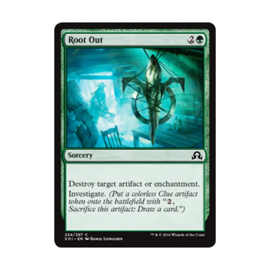 CCG Выкорчевать (С), MTG - Shadows Over Innistrad
CCG Выкорчевать (С), MTG - Shadows Over Innistrad