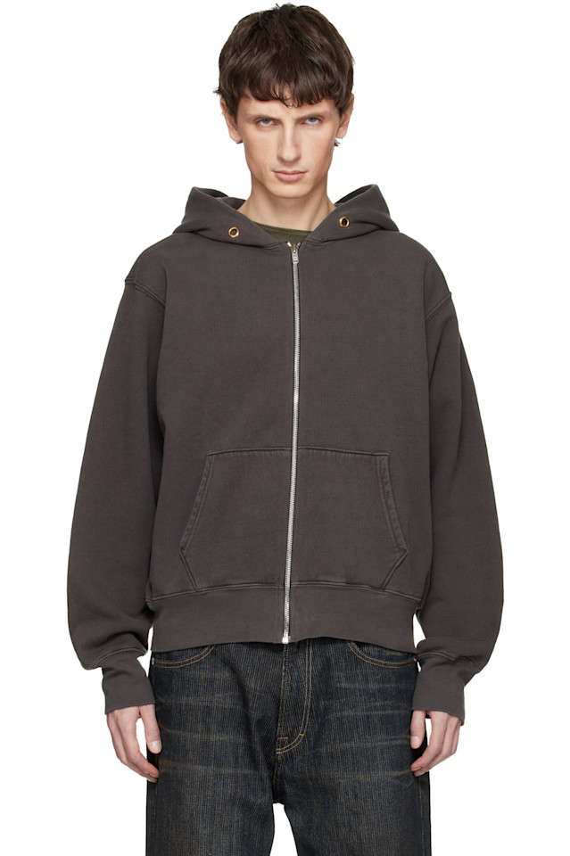 Les Tien Серая плотная толстовка на молнии
Les Tien Серая плотная толстовка на молнии