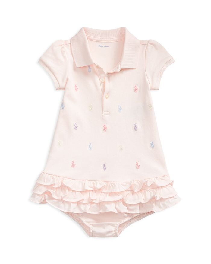 Платье-поло с рюшами и вышивкой для девочек и шаровары - для малышей Ralph Lauren
Платье-поло с рюшами и вышивкой для девочек и шаровары - для малышей Ralph Lauren