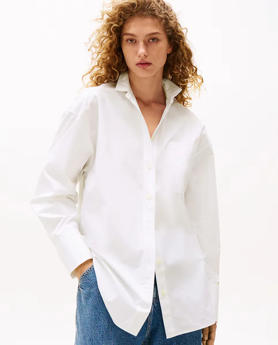 TH X SRG Женская рубашка бойфренда Tommy Hilfiger, белый
TH X SRG Женская рубашка бойфренда Tommy Hilfiger, белый