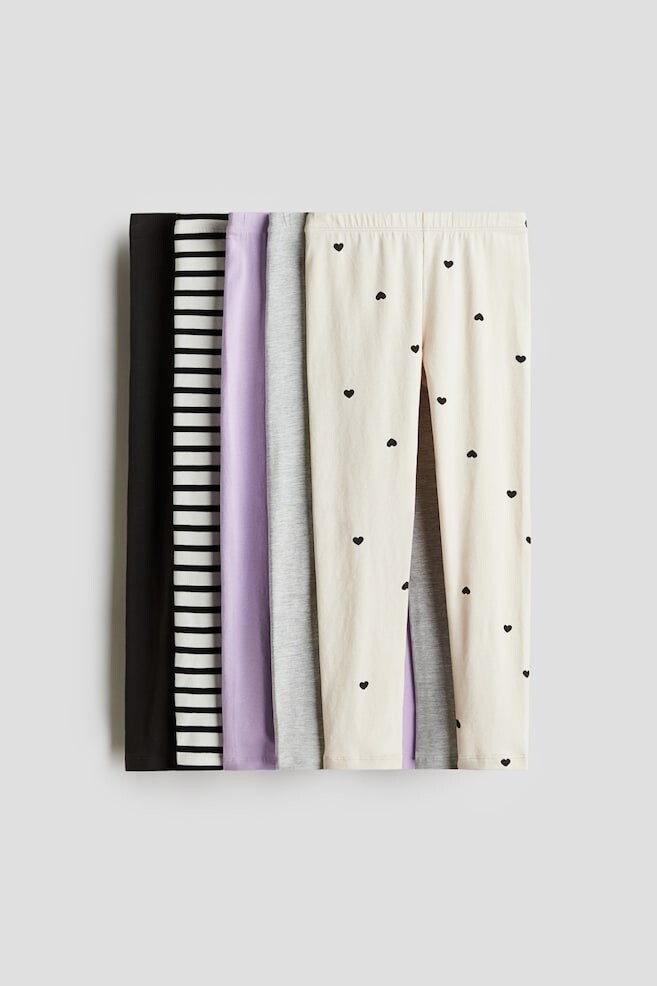 Упаковка из 5 трикотажных леггинсов H&M, мультиколор
Упаковка из 5 трикотажных леггинсов H&M, мультиколор