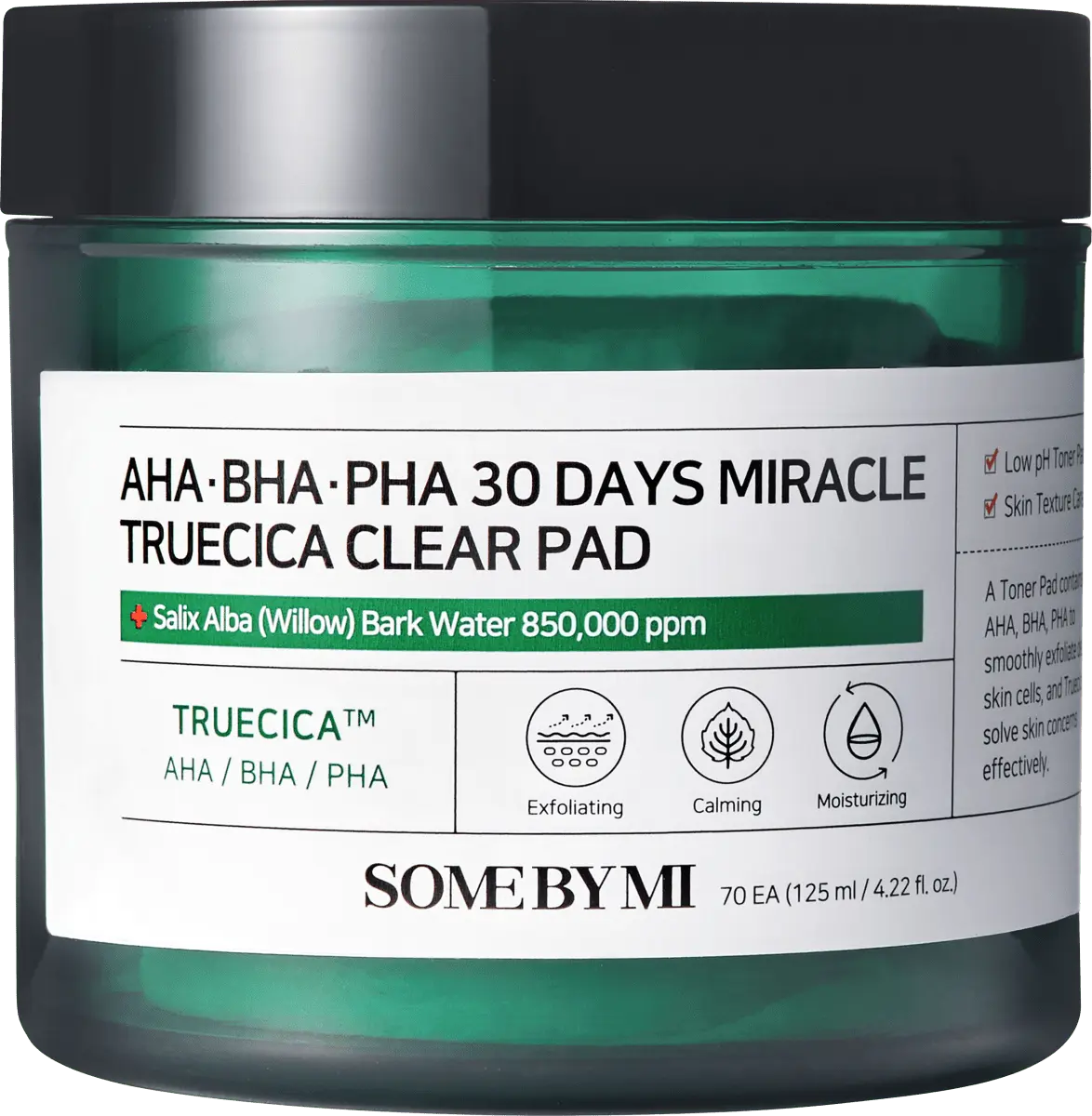 Очищающие салфетки для лица AHA-BHA-PHA 30 дней Miracle Truecica 70 шт. SOME BY MI
Очищающие салфетки для лица AHA-BHA-PHA 30 дней Miracle Truecica 70 шт. SOME BY MI