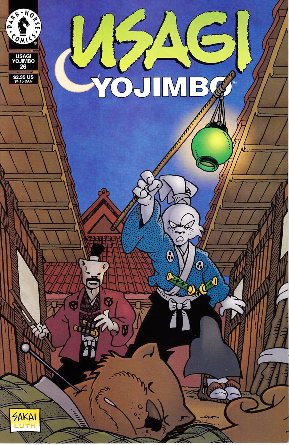 Usagi Yojimbo Vol. 3 No. 26 (The Hairpin Murders, Part 1) (Dark Horse Comics, Inc.)
Usagi Yojimbo Vol. 3 No. 26 (The Hairpin Murders, Part 1) (Dark Horse Comics, Inc.)