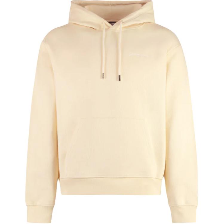 Байковый худи с вышитым логотипом Brode Jacquemus, бежево-желтый
Байковый худи с вышитым логотипом Brode Jacquemus, бежево-желтый