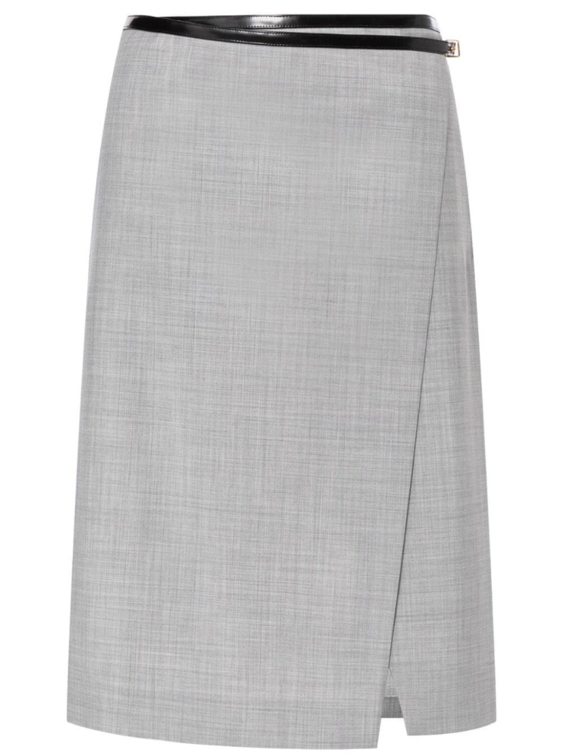 Philosophy Di Lorenzo Serafini юбка А-силуэта с запахом, серый 
Philosophy Di Lorenzo Serafini юбка А-силуэта с запахом, серый