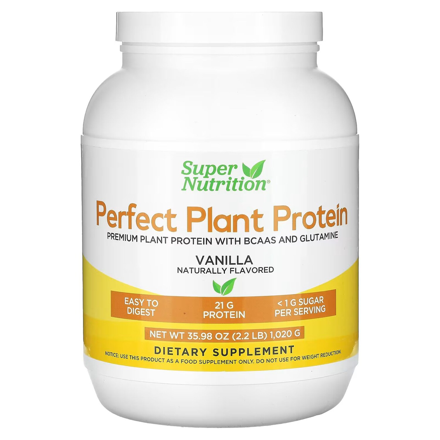 Perfect Plant Protein, ваниль, 1020 г (2,2 фунта) Super Nutrition
Perfect Plant Protein, ваниль, 1020 г (2,2 фунта) Super Nutrition