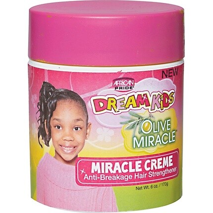 Dream Kids Olive Miracle Укрепляющий крем для волос против ломкости Miracle Crème 170 г/6 унций African Pride
Dream Kids Olive Miracle Укрепляющий крем для волос против ломкости Miracle Crème 170 г/6 унций African Pride