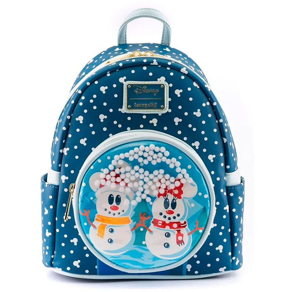 Рюкзак Disney Loungefly Mickey Minnie Snowman backpack 26 cm, синий
Рюкзак Disney Loungefly Mickey Minnie Snowman backpack 26 cm, синий