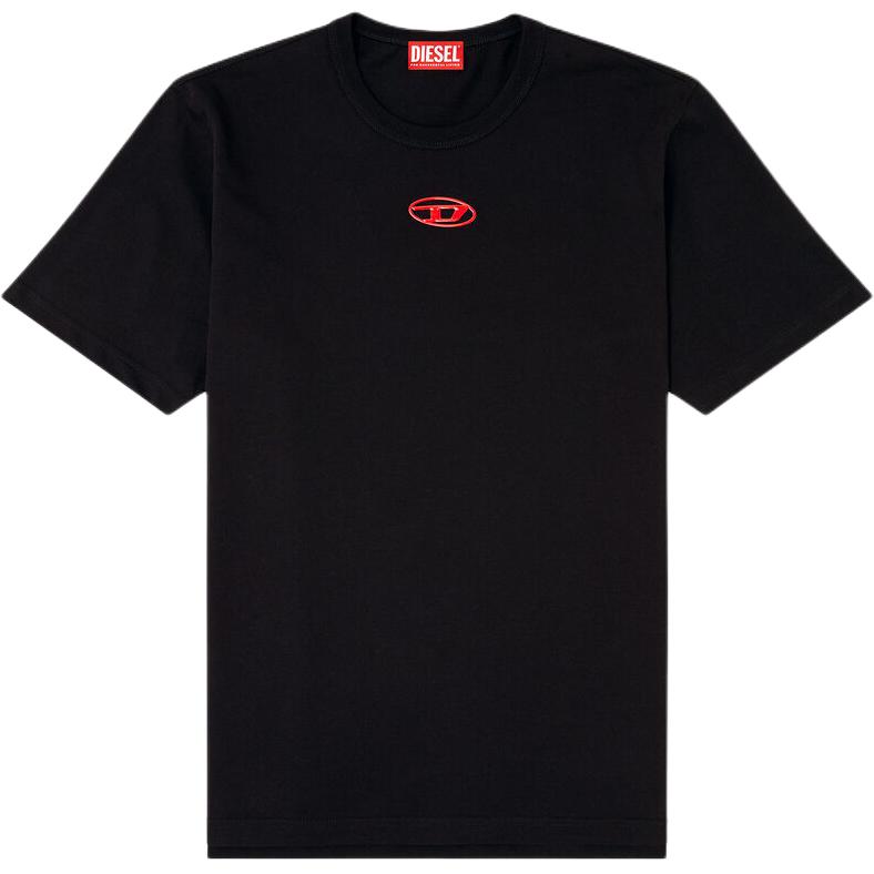Хлопковая футболка DIESEL, черный
Хлопковая футболка DIESEL, черный