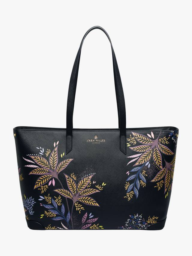 Большая черная ботаническая сумка-тоут Sara Miller, Black/Multi
Большая черная ботаническая сумка-тоут Sara Miller, Black/Multi