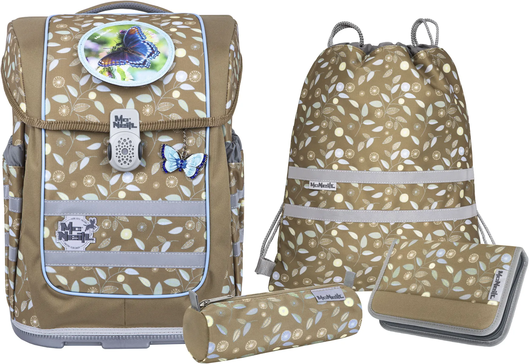 Школьная сумка McNeill "Ergo Compacto, Greta", светоотражающие полосы на лямках, светоотражающие поверхности, включая пенал, спортивную сумку, рулончик для карандашей и магнит с мотивом, цвет Greta
Школьная сумка McNeill "Ergo Compacto, Greta", светоотражающие полосы на лямках, светоотражающие поверхности, включая пенал, спортивную сумку, рулончик для карандашей и магнит с мотивом, цвет Greta