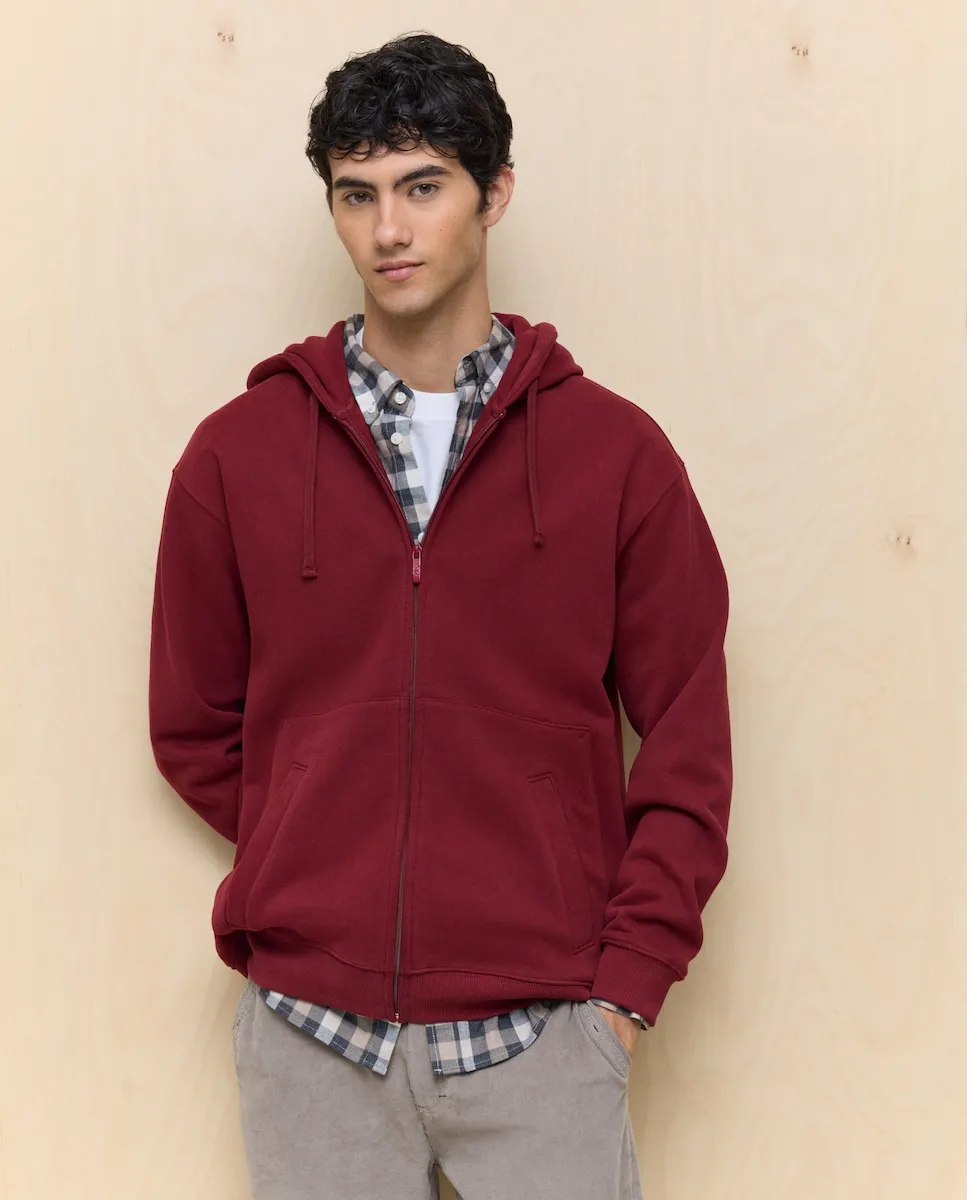 Мужская толстовка с капюшоном Easy Wear, бордовый
Мужская толстовка с капюшоном Easy Wear, бордовый