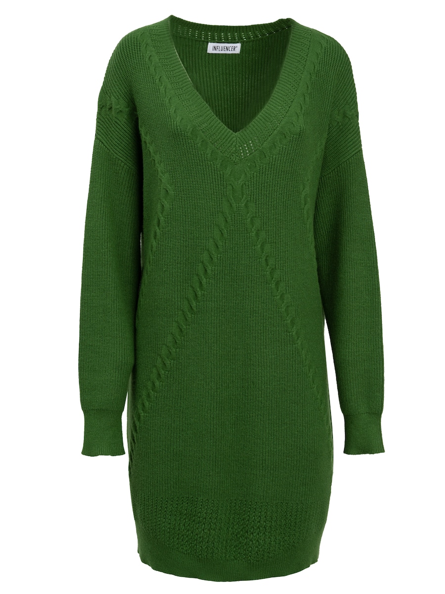 Вязаное платье Influencer, зеленый
Вязаное платье Influencer, зеленый
