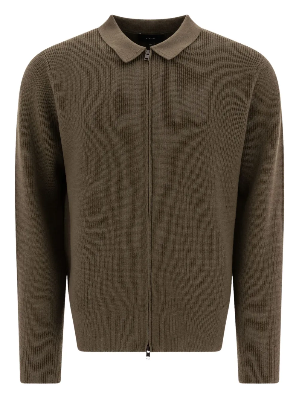 Кардиган в рубчик с застежкой-молнией Vince, зеленый
Кардиган в рубчик с застежкой-молнией Vince, зеленый