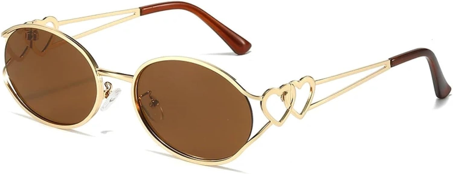 Овальные солнцезащитные очки в стиле стимпанк для мужчин и женщин, модные металлические очки для активного отдыха, велоспорта, защита от УФ-излучения UV400 TKKTLLT, Gold Brown
Овальные солнцезащитные очки в стиле стимпанк для мужчин и женщин, модные металлические очки для активного отдыха, велоспорта, защита от УФ-излучения UV400 TKKTLLT, Gold Brown