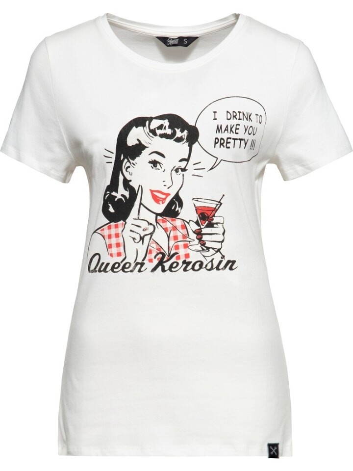 Футболка Queen Kerosin Shirt, белый 
Футболка Queen Kerosin Shirt, белый