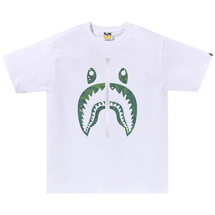 Футболка BAPE Bitmap Shark Tee, White
Футболка BAPE Bitmap Shark Tee, White