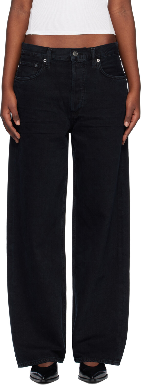 Черные джинсы с низкой посадкой и мешковатыми бретелями 30,5 AGOLDE
Черные джинсы с низкой посадкой и мешковатыми бретелями 30,5 AGOLDE