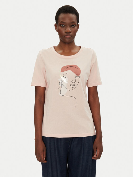 Футболка обычного кроя 20615408 Fransa, розовый
Футболка обычного кроя 20615408 Fransa, розовый