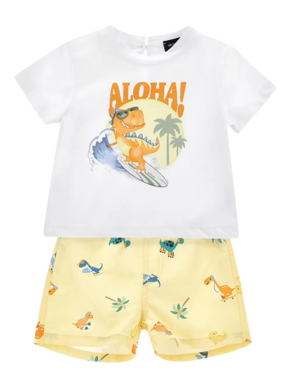 Комплект из топа и шортов с принтом Monnalisa, желтый
Комплект из топа и шортов с принтом Monnalisa, желтый