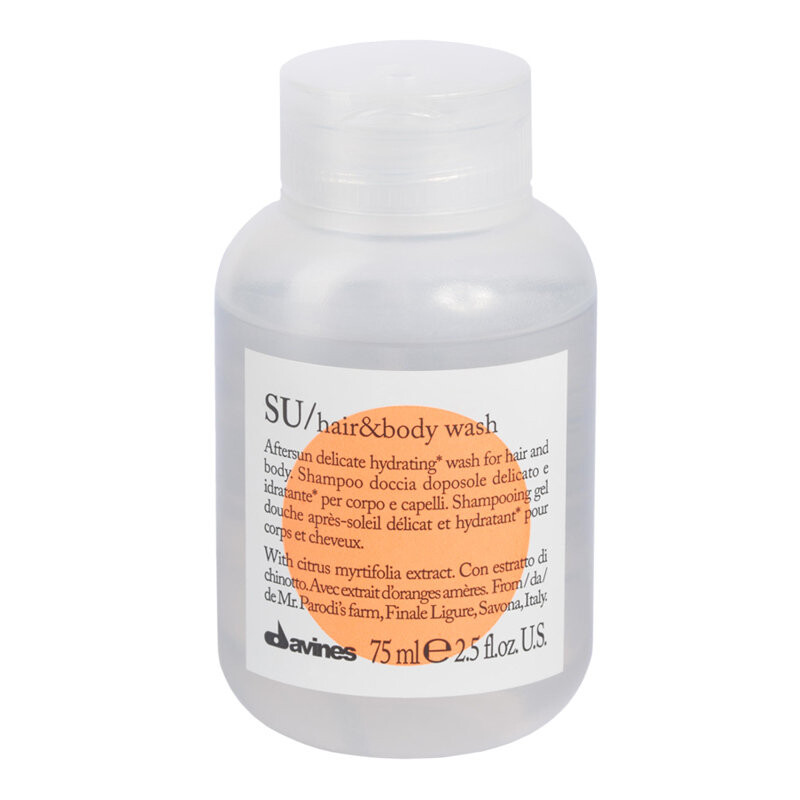 Davines SU Hair and Body Солнцезащитный шампунь для волос и тела 75мл
Davines SU Hair and Body Солнцезащитный шампунь для волос и тела 75мл