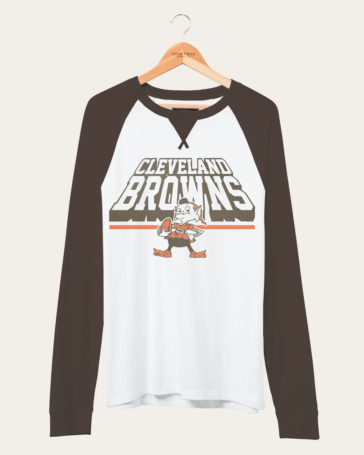 Футболка-реглан с длинным рукавом NFL Cleveland Browns Colorblock Junk Food Clothing
Футболка-реглан с длинным рукавом NFL Cleveland Browns Colorblock Junk Food Clothing