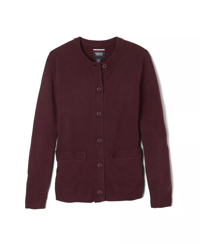 Кардиган-свитер с круглым вырезом и защитой от пилингов для маленьких девочек French Toast, красный
Кардиган-свитер с круглым вырезом и защитой от пилингов для маленьких девочек French Toast, красный