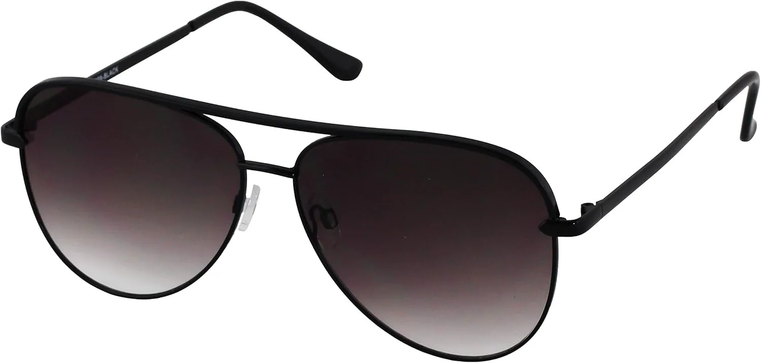 Безупречные солнцезащитные очки-авиаторы с большими плоскими зеркальными линзами и градиентным покрытием для мужчин и женщин FLAWLESS EYEWEAR, Black/Gradient
Безупречные солнцезащитные очки-авиаторы с большими плоскими зеркальными линзами и градиентным покрытием для мужчин и женщин FLAWLESS EYEWEAR, Black/Gradient