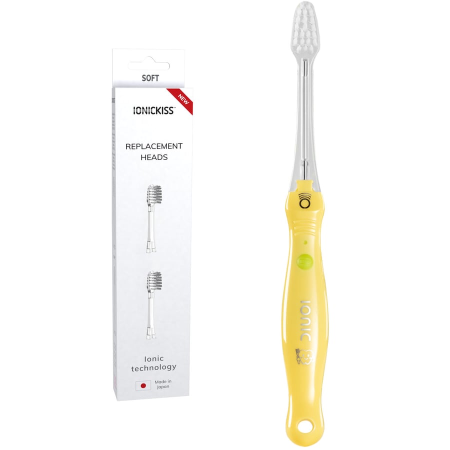 Детский набор - IONICKISS Kids Soft Yellow Ionic Toothbrush + 2 шт. Мягкие советы для детей Inna marka
Детский набор - IONICKISS Kids Soft Yellow Ionic Toothbrush + 2 шт. Мягкие советы для детей Inna marka