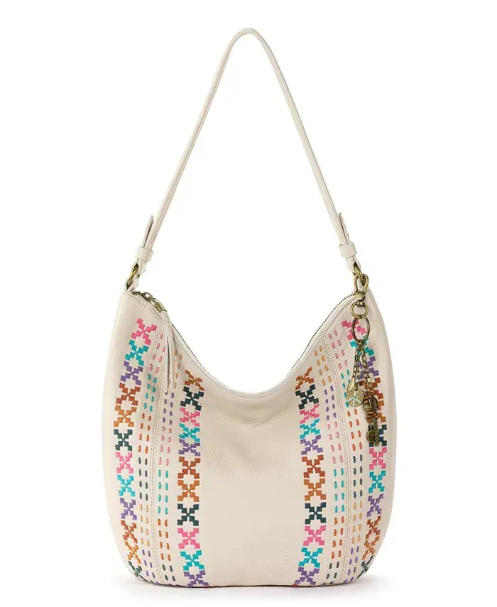 Женская кожаная сумка-хобо Sequoia Medium The Sak, мультиколор
Женская кожаная сумка-хобо Sequoia Medium The Sak, мультиколор