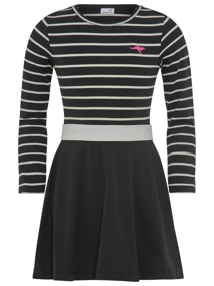 Платье из джерси черного/розового цвета Kangaroos
Платье из джерси черного/розового цвета Kangaroos