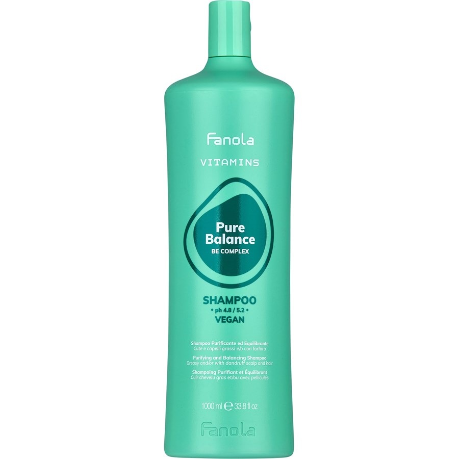 Шампунь vitamins pure balance be complex shampoo Fanola, объем 1.000 мл
Шампунь vitamins pure balance be complex shampoo Fanola, объем 1.000 мл