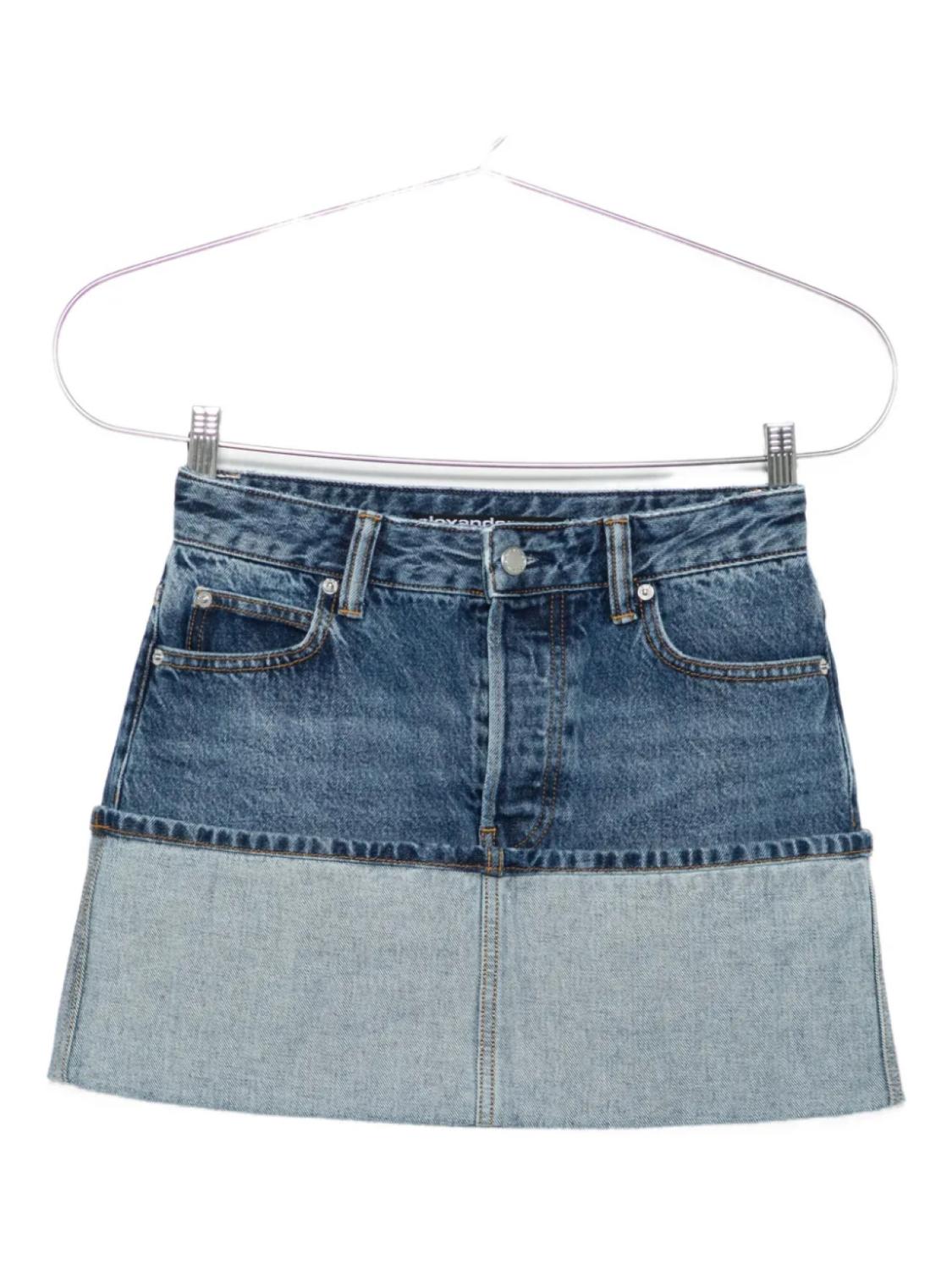 Мини-юбка из денима с вышитым логотипом Alexander Wang, синий
Мини-юбка из денима с вышитым логотипом Alexander Wang, синий